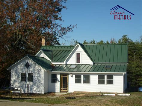 one story house with dark green metal roof design|green metal roof exterior homes.